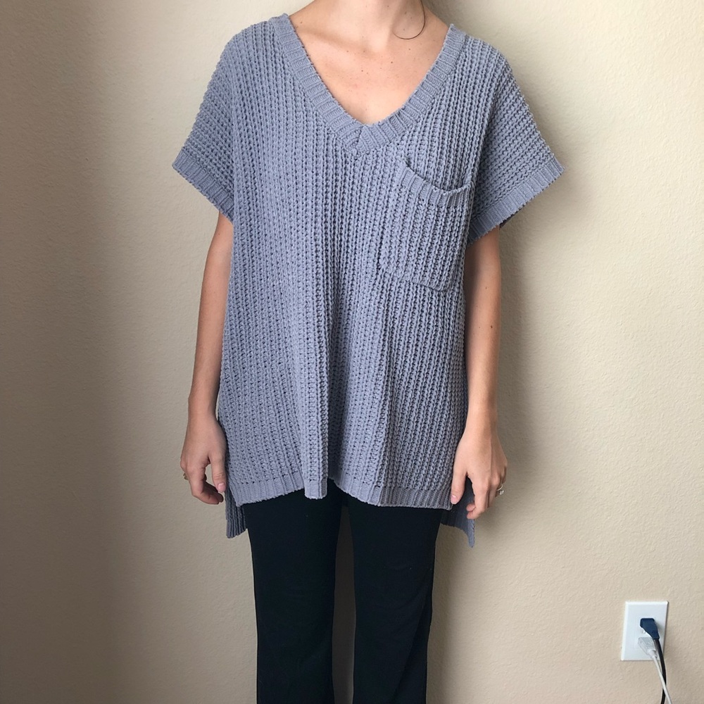 POL Gray Knit Sweater